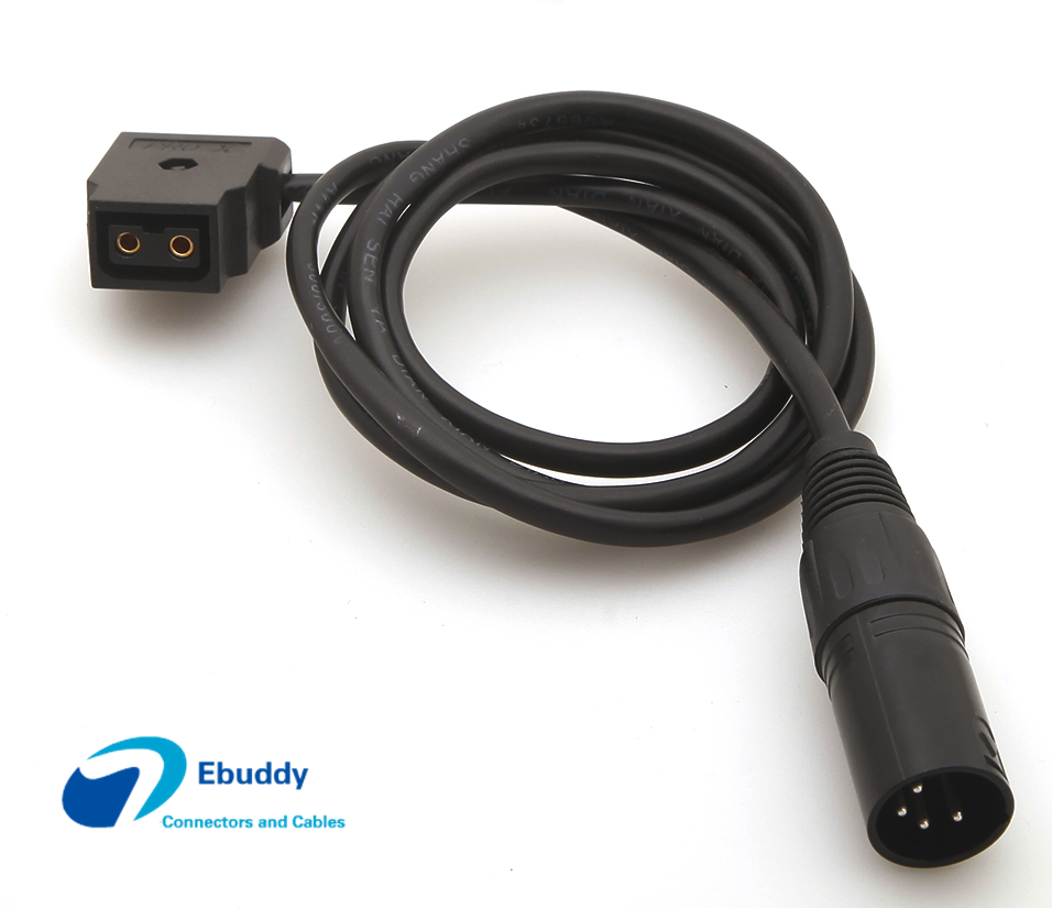 D-TAP Female to XLR 4 Pin Male Adapter Cable